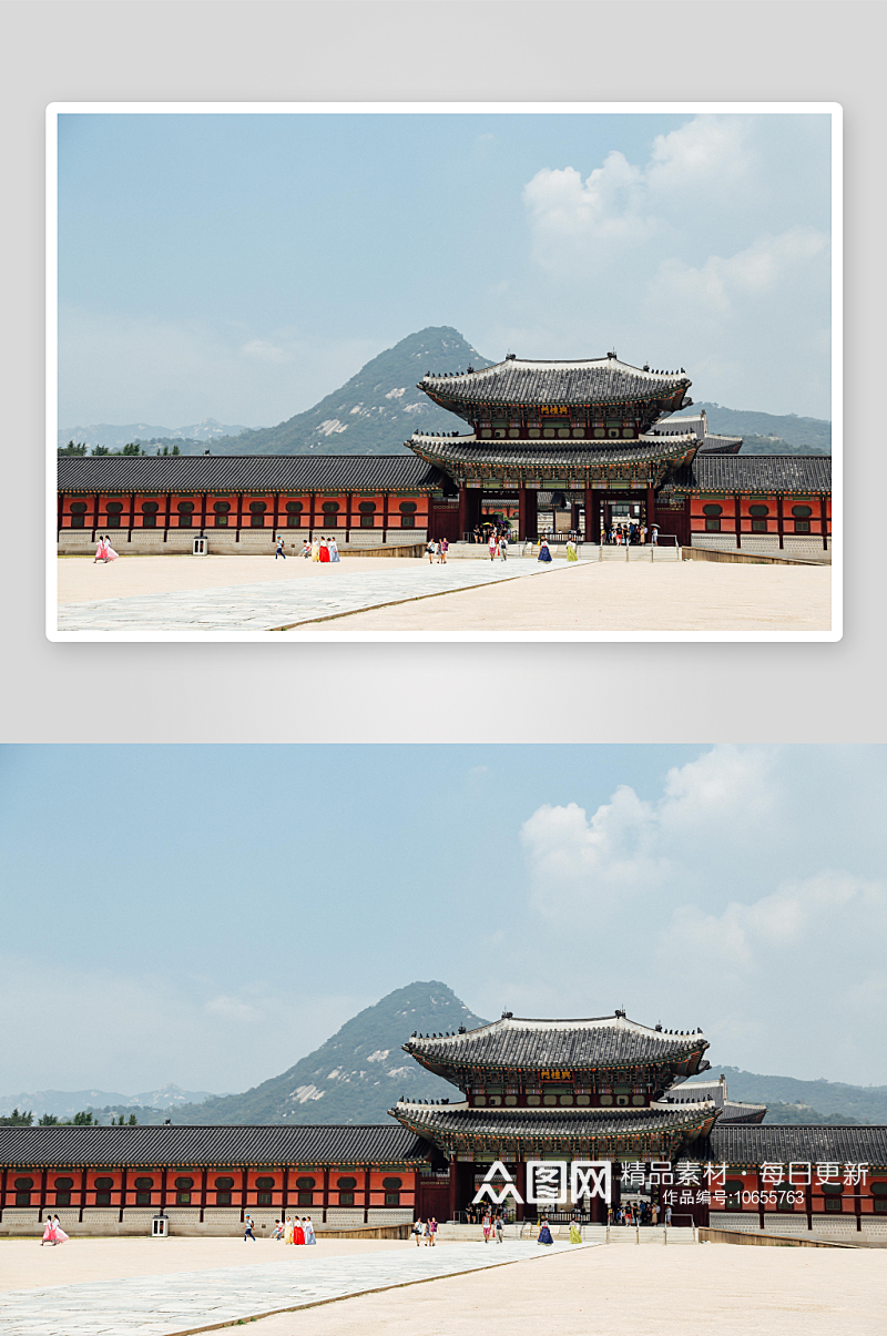 韩国首尔风景建筑摄影图素材