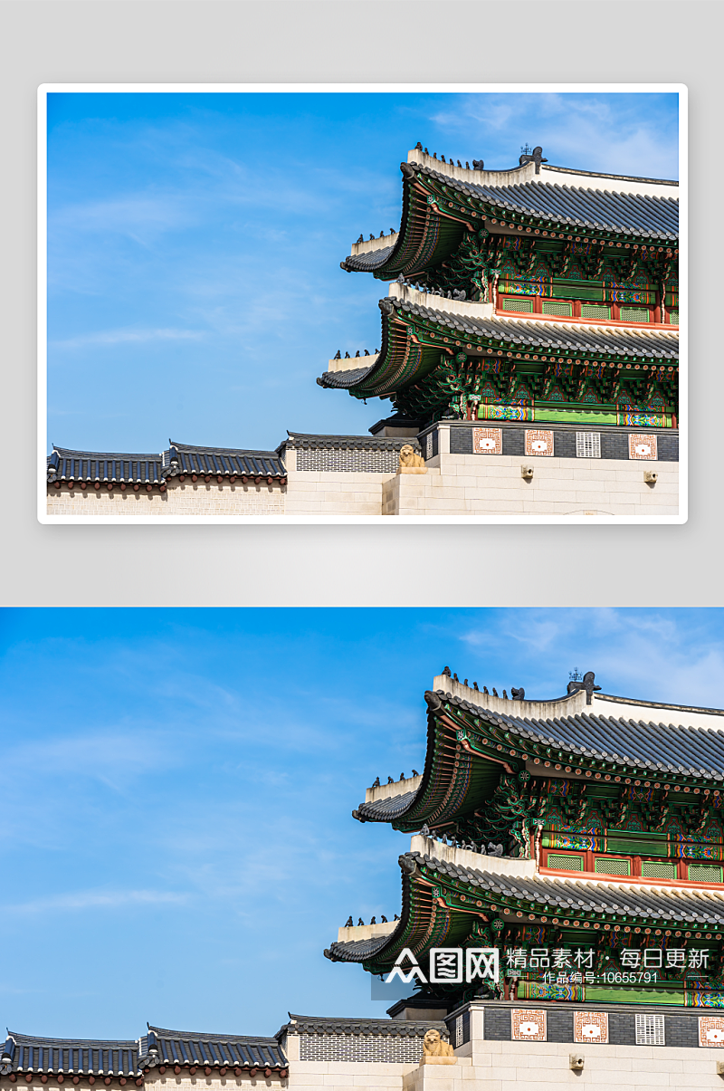韩国首尔风景建筑摄影素材