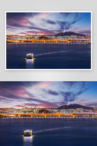 韩国首尔风景建筑摄影图