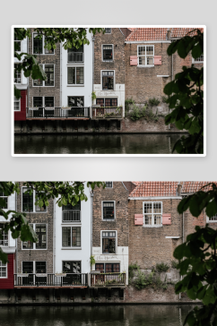 荷兰鹿特丹城市风景摄影