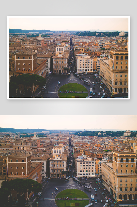 户外罗马风景建筑摄影图