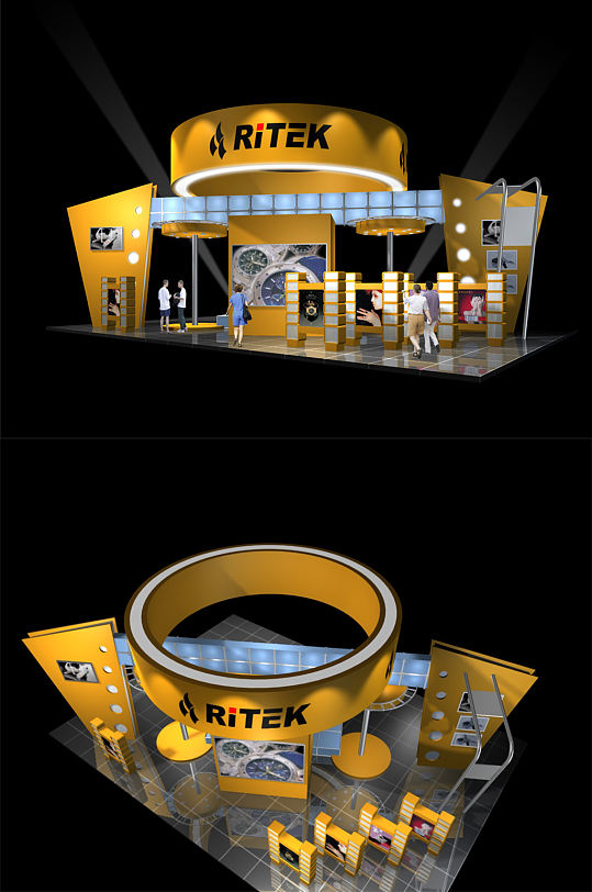 某科技公司展厅设计-众图网