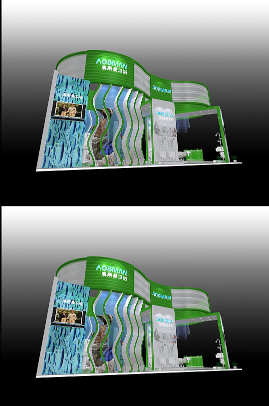 展厅设计展览展示展会展台-众图网