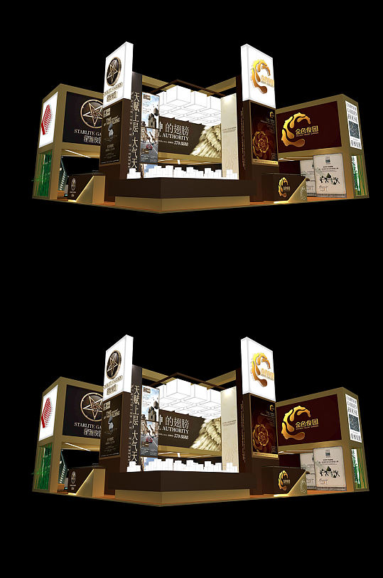 展馆模型展厅模型布展-众图网