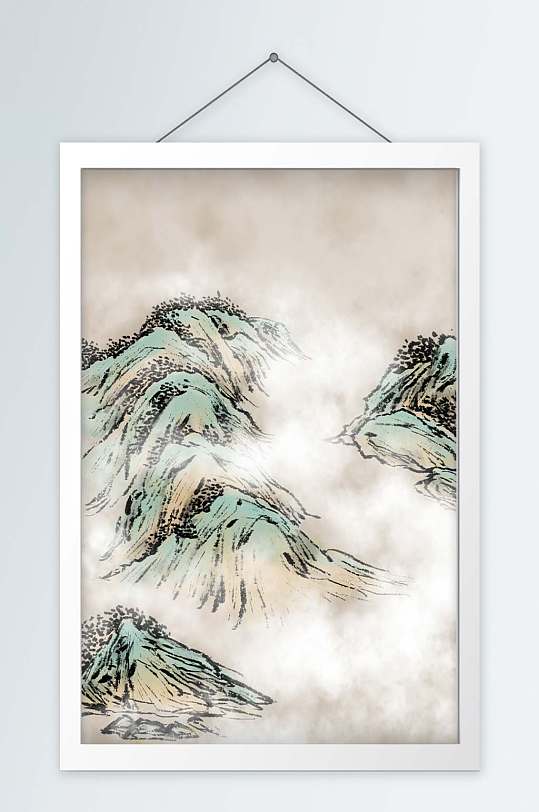 水墨风山水意境装饰画