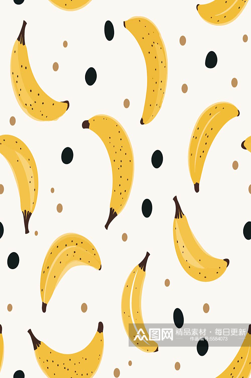 创意水果香蕉精美背景素材