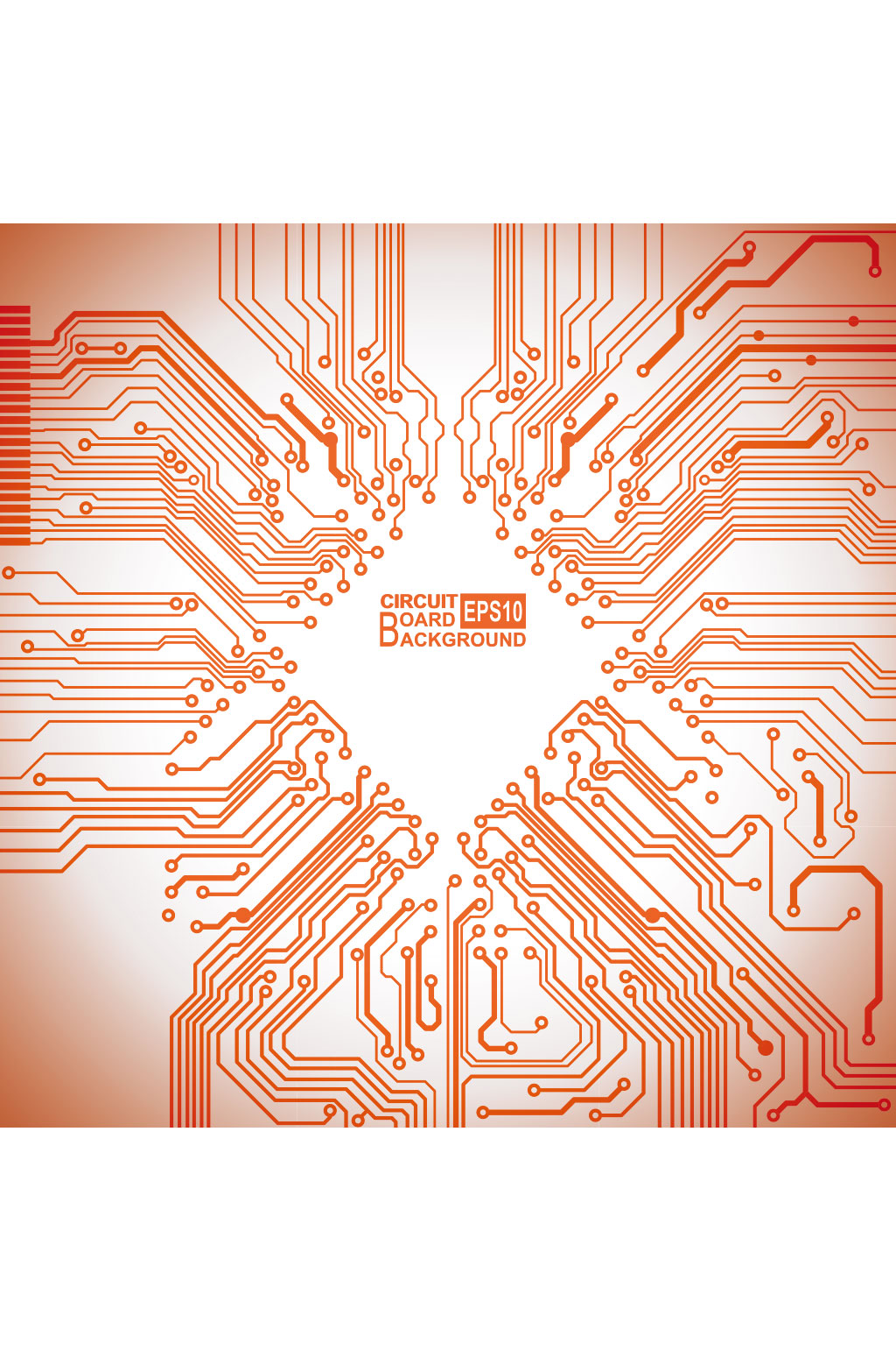 时尚精美电子电路设计元素矢量素材