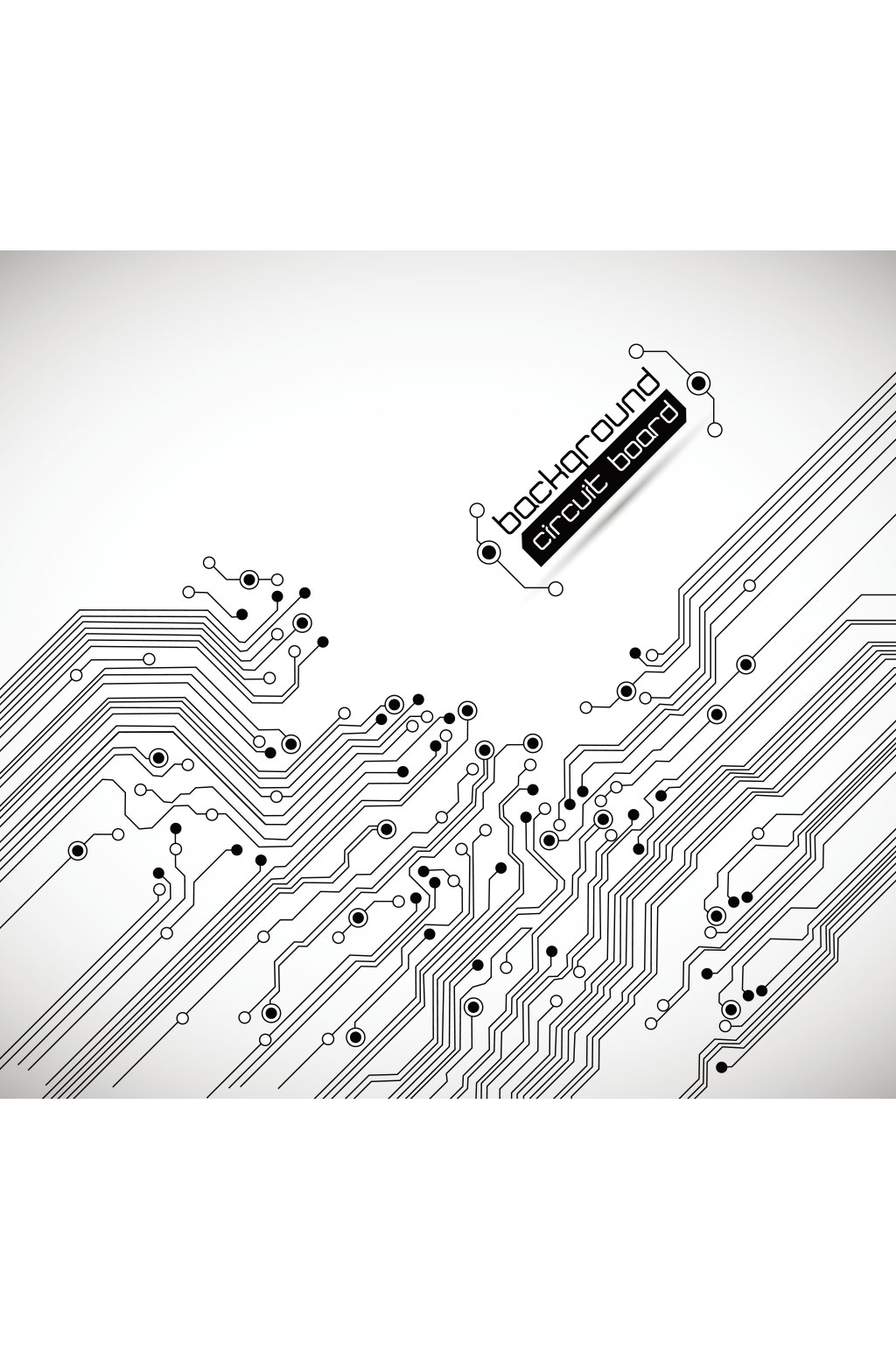 精美彩色电路创意设计元素素材矢量