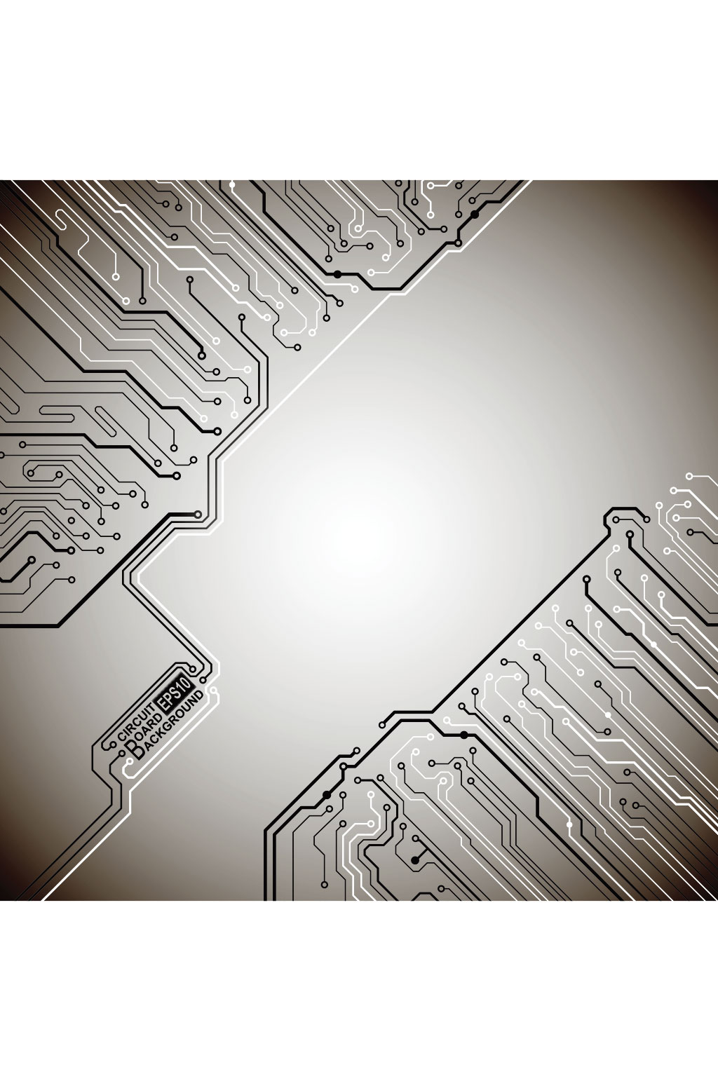 精美彩色电路创意设计元素素材矢量