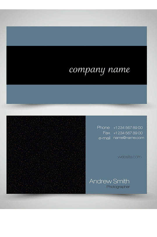 时尚精美商务名片设计元素矢量素材模板下载-编号787613-众图网