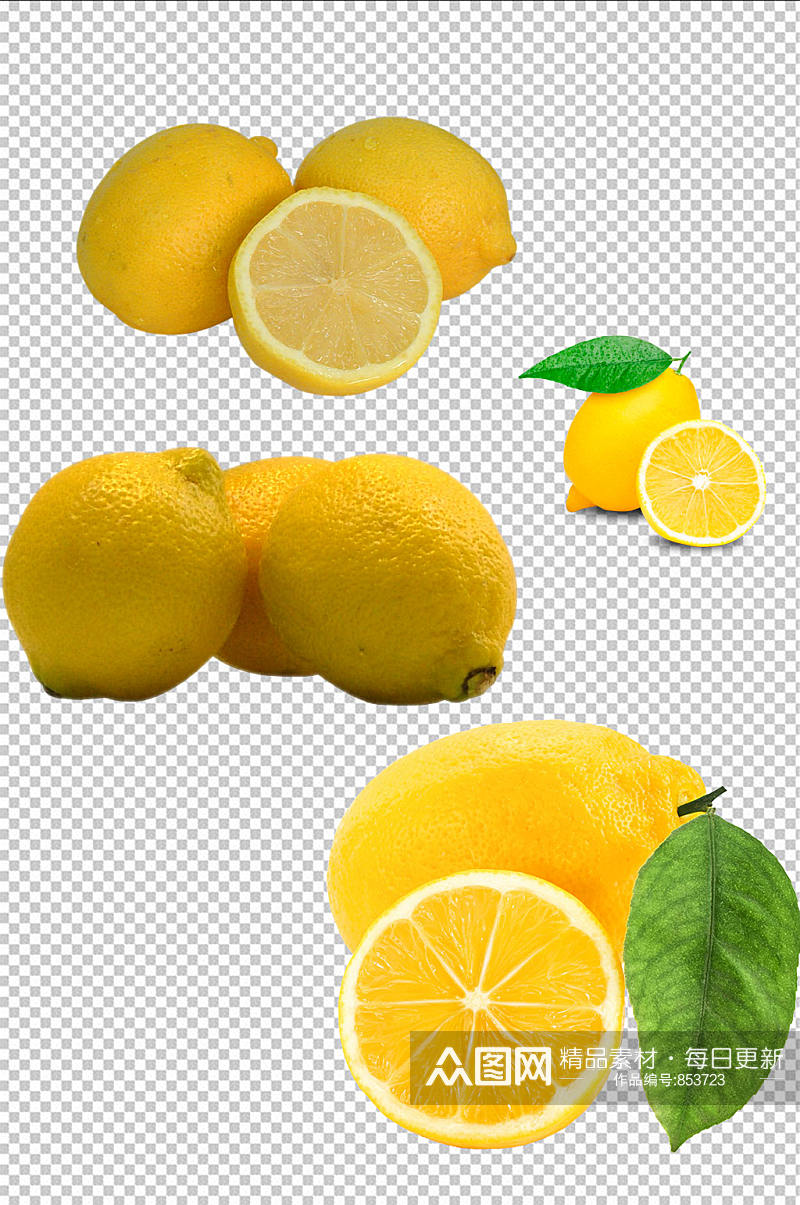 有机柠檬免扣素材设计素材