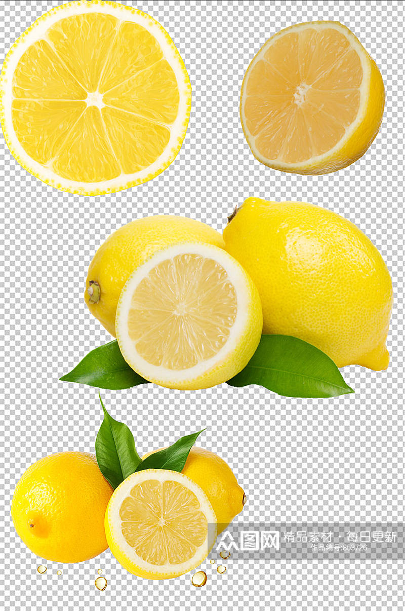 美味柠檬免扣素材设计素材