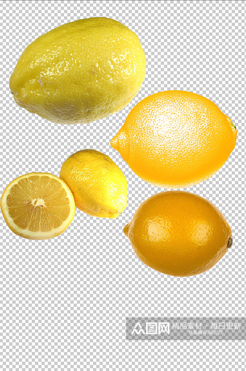 新鲜柠檬免扣素材设计素材