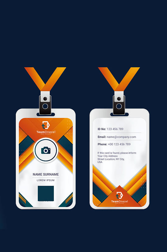 蓝色出入证胸牌图片-蓝色出入证胸牌设计素材-蓝色出入证胸牌模板下载