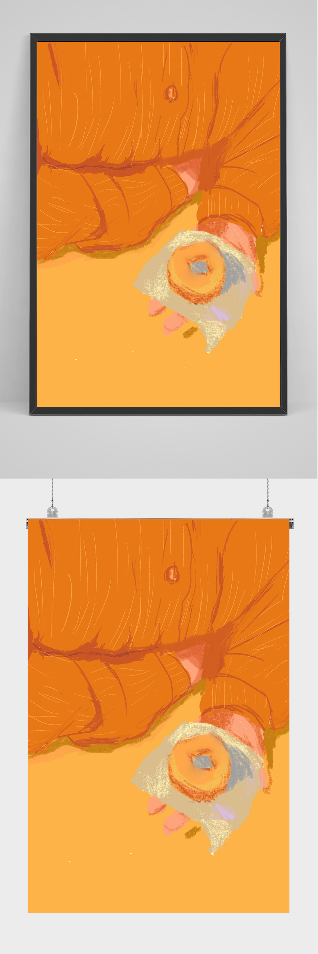 精品手绘食物插画设计素材