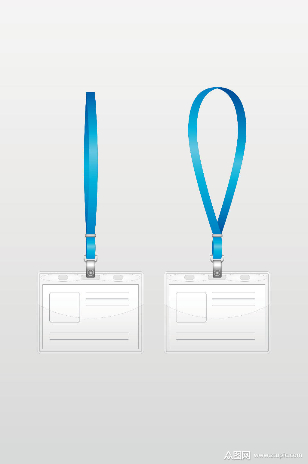 公司胸卡模板设计素材