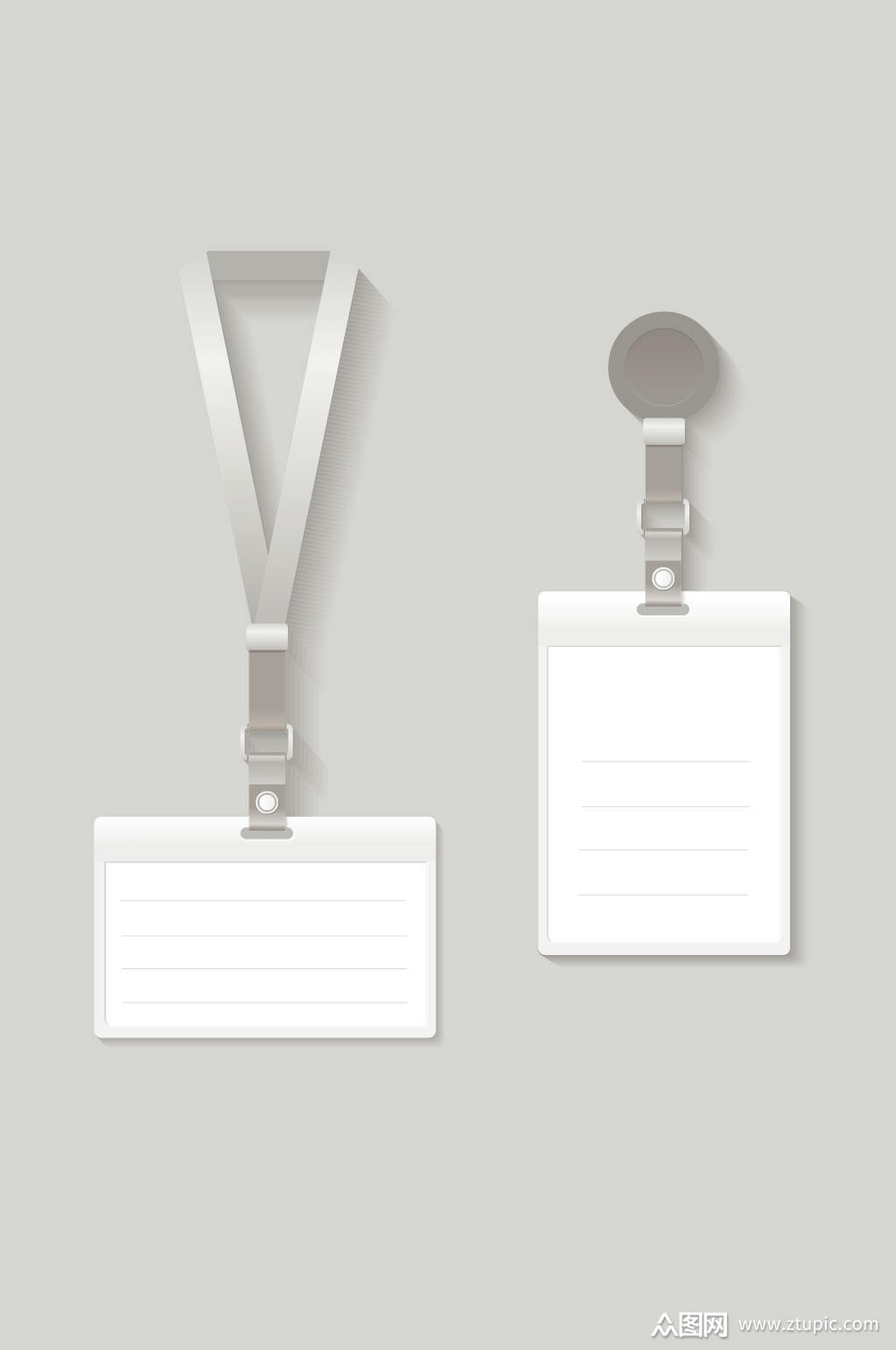 精品简洁公司胸牌样机设计模板下载-编号859455-众图网