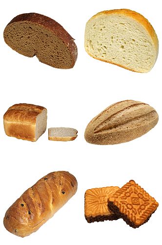 面包饼干免扣元素设计