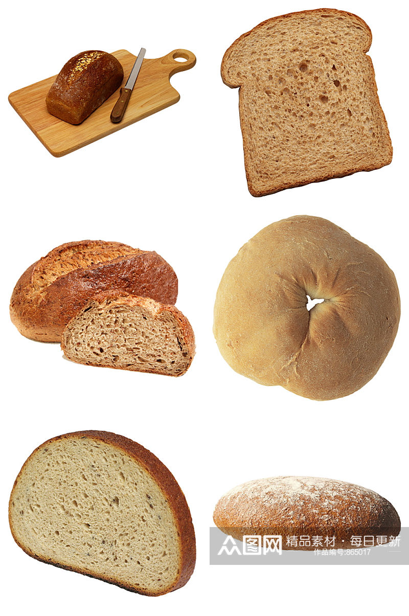 精品美食面包免扣素材素材