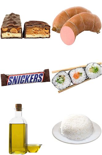寿司巧克力香肠创意设计元素素材