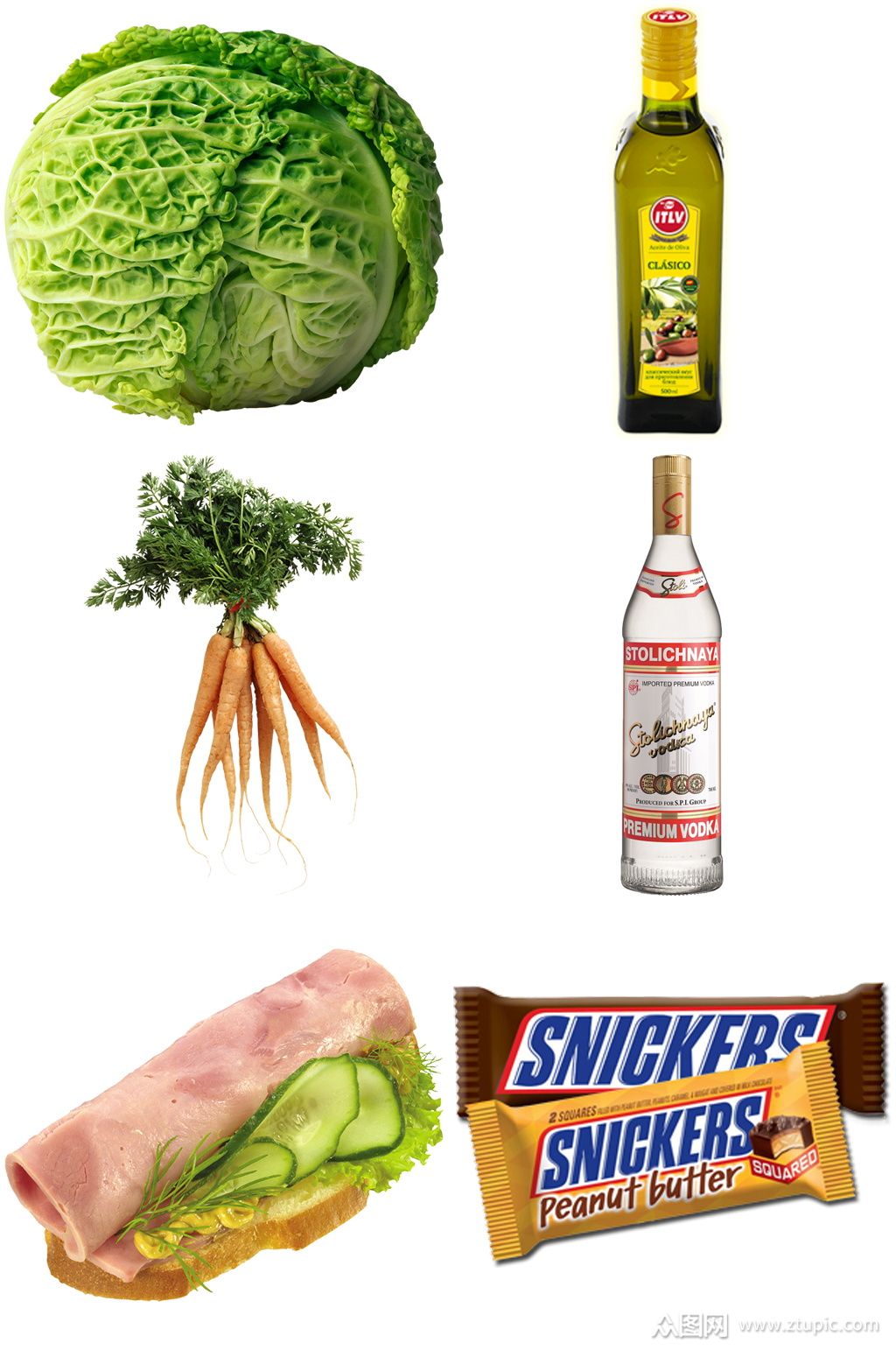 精美彩色时尚食品创意设计元素素材