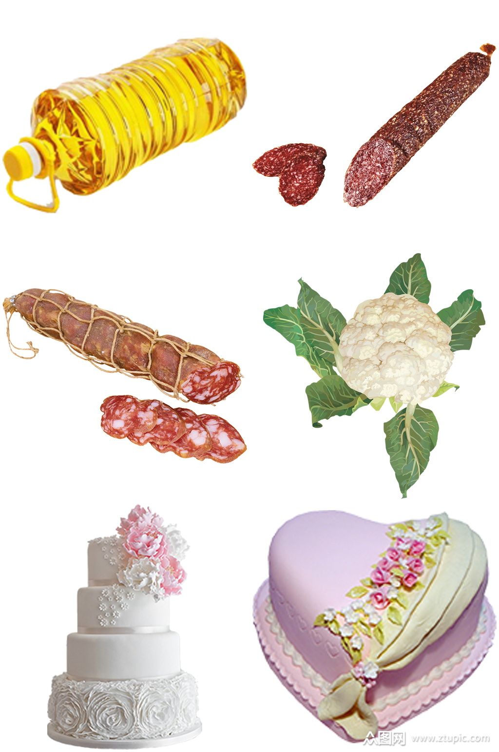 精美彩色时尚食品创意设计元素素材