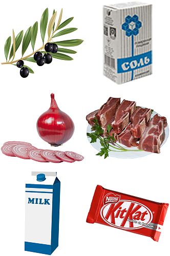 牛奶肉类巧克力设计元素素材