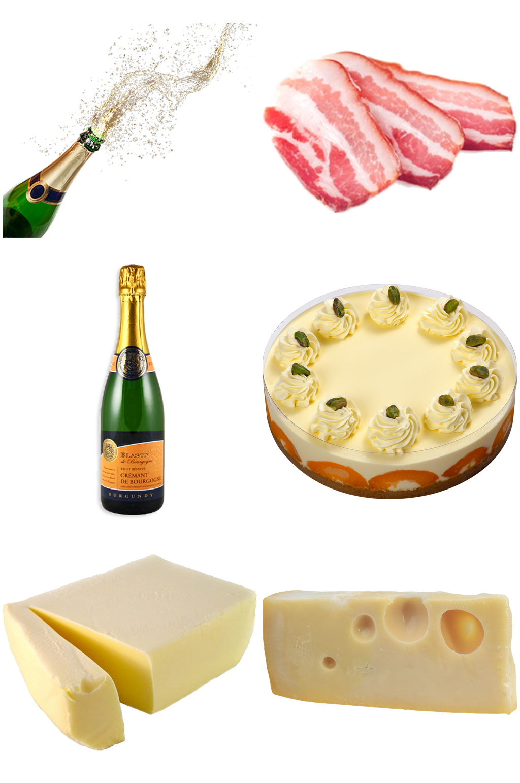 酒类食品奶酪火腿创意设计素材素材