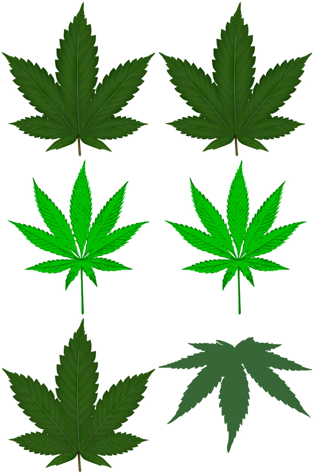 精美大麻创意设计元素素材