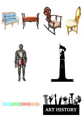 精品椅子古代武士建筑免抠素材设计