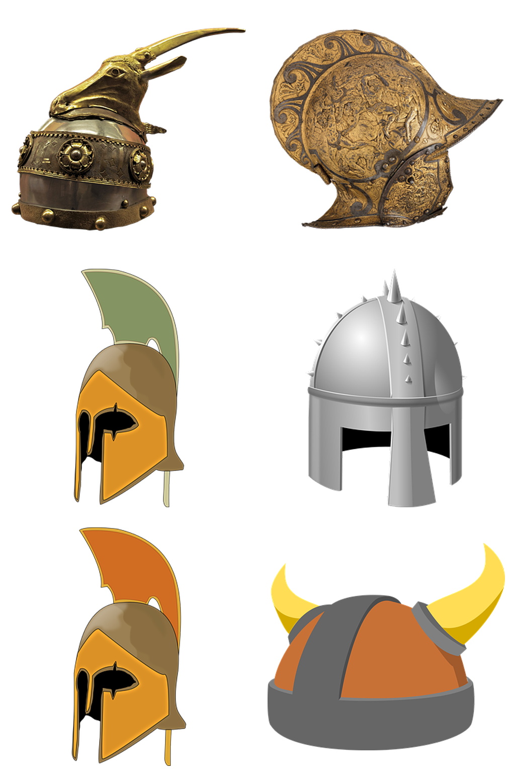 精品古代武士头盔免扣素材素材