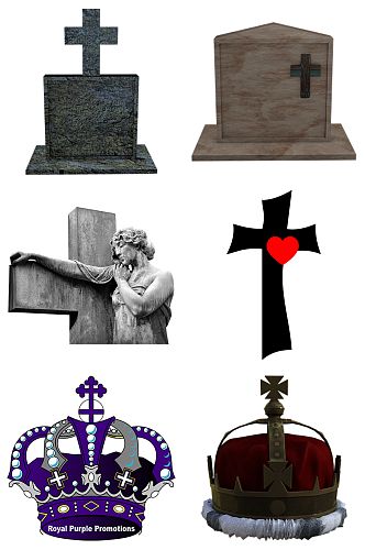 皇冠墓碑雕刻王冠免抠素材设计