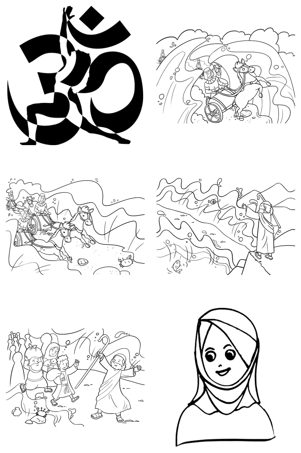 线稿人物插画免扣素材设计素材