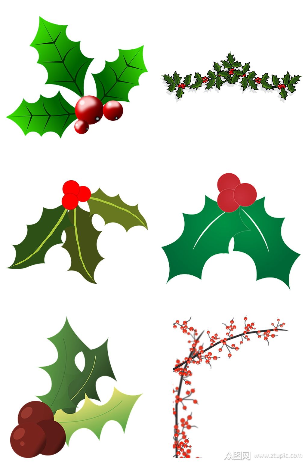 圣诞节元素免抠素材设计素材