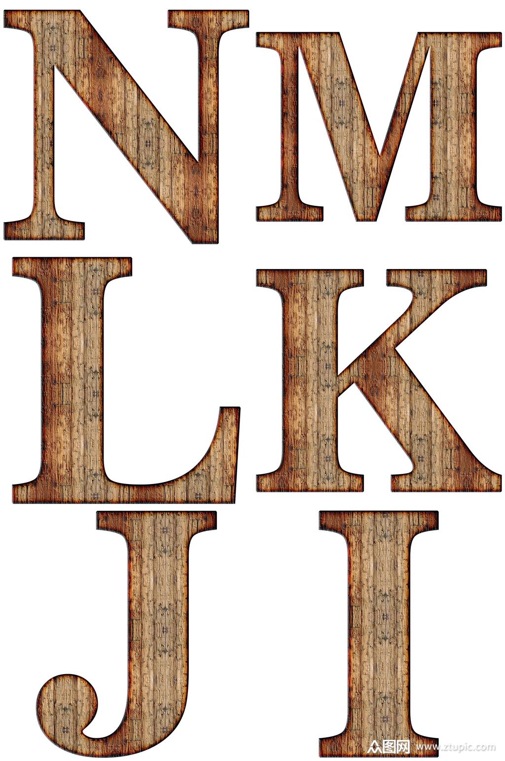 时尚字母素材设计