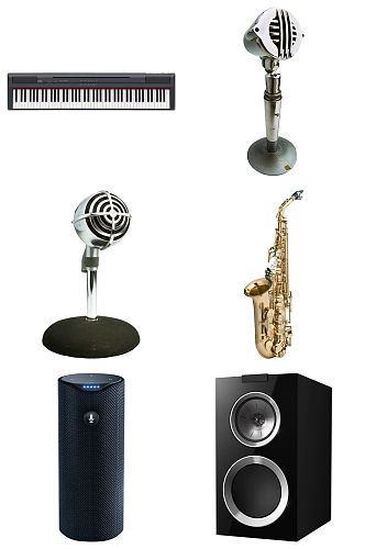 音响和乐器免抠素材设计