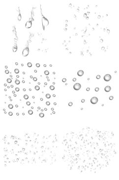 水滴雨滴雨水 精品水滴免抠素材设计