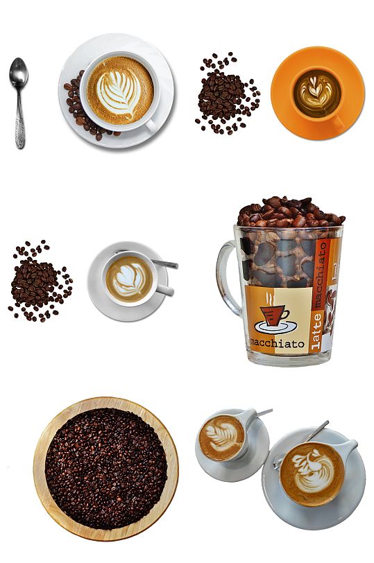 咖啡免抠素材设计