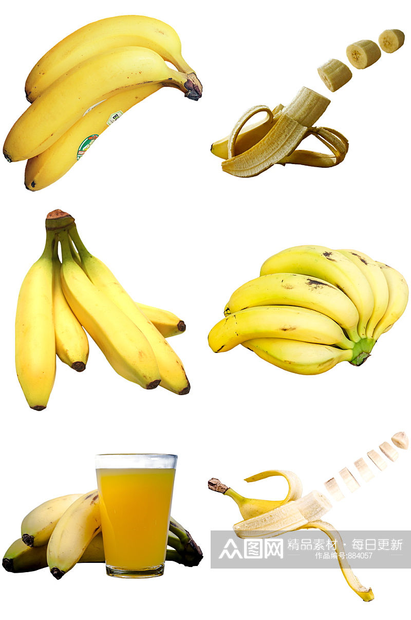 新鲜香蕉设计素材素材