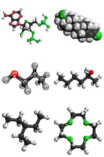 DNA分子免扣素材设计 化学元素