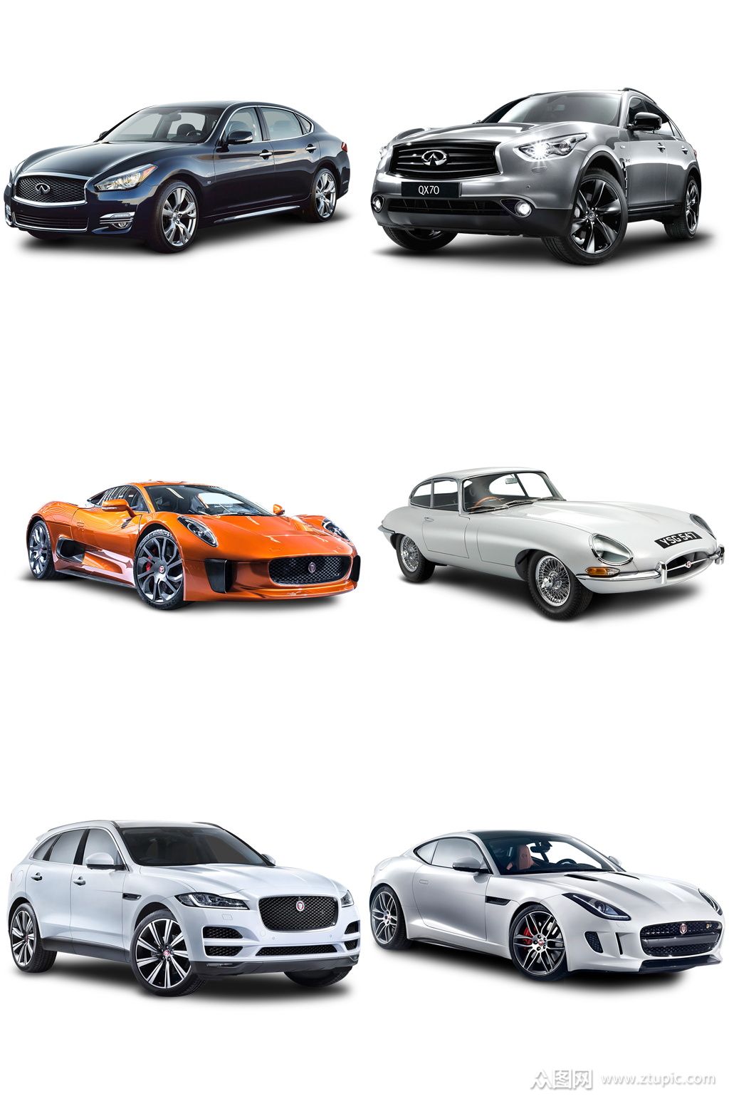 进口商务跑车越野车车辆设计免扣元素素材