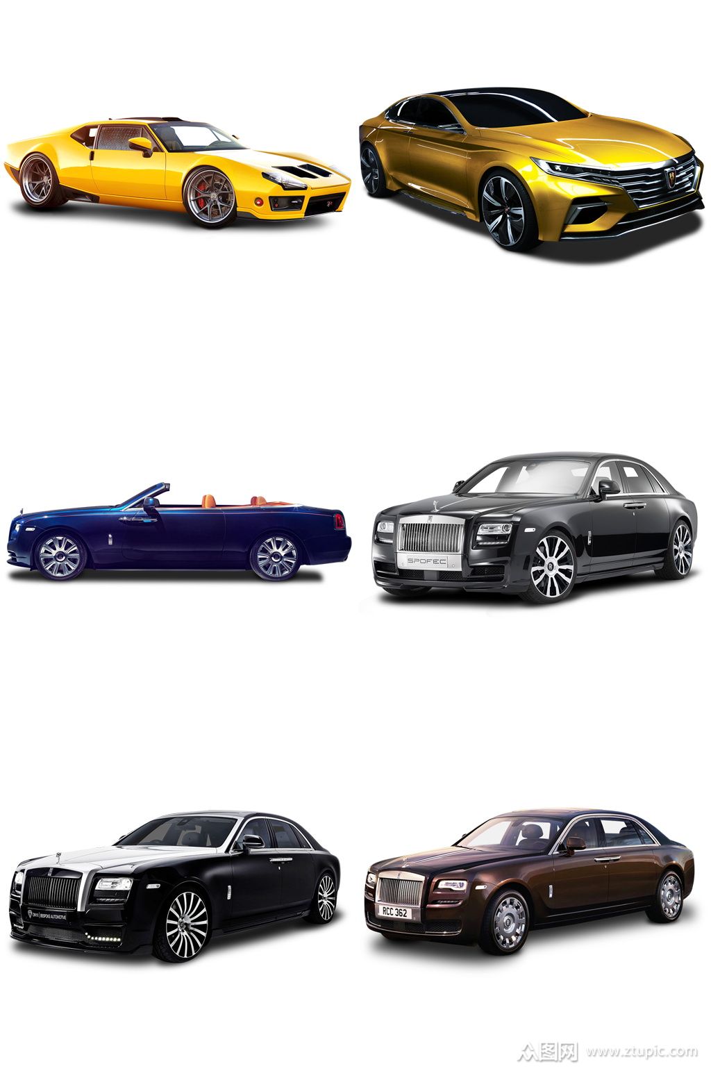 精品高端豪车免抠素材设计模板下载-编号887496-众图网