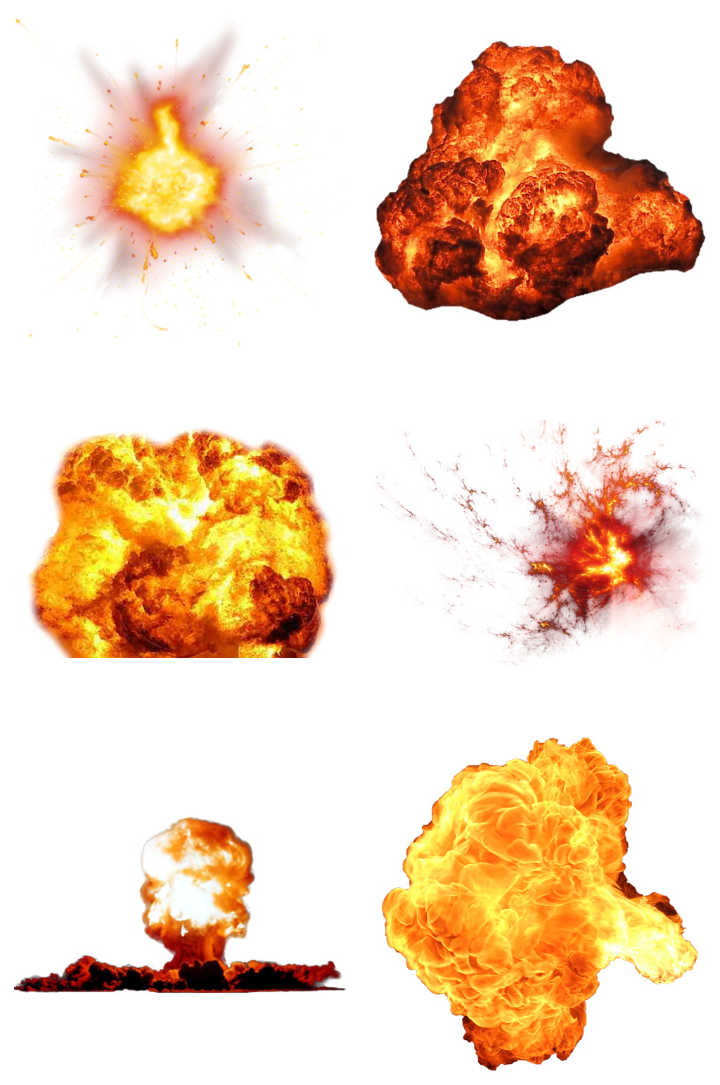 火焰爆炸免抠素材设计素材