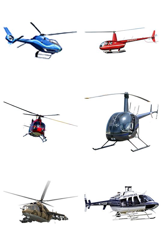极品直升机免抠素材设计