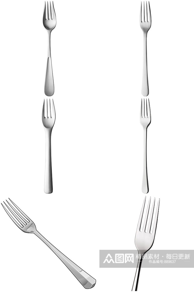 精美餐具叉子设计素材素材