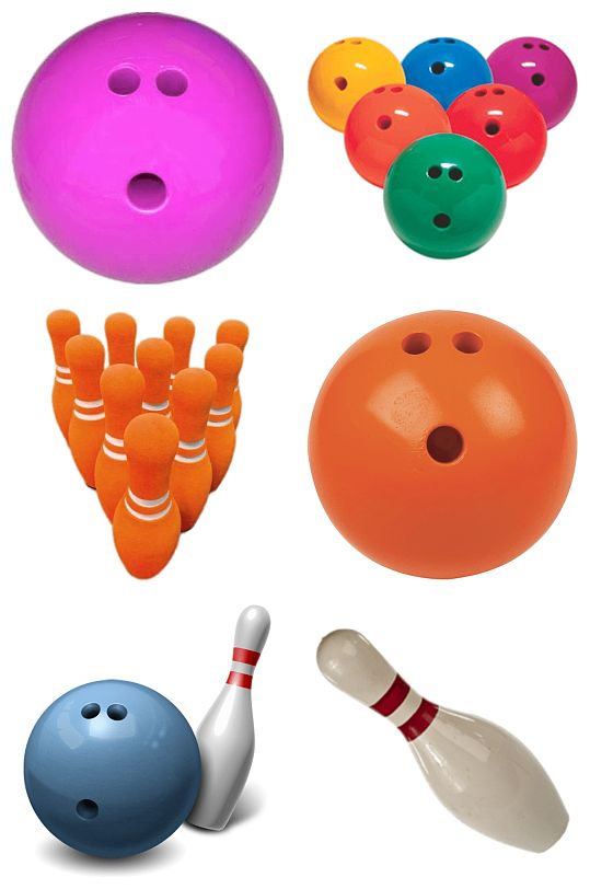 精品卡通保龄球免抠素材设计