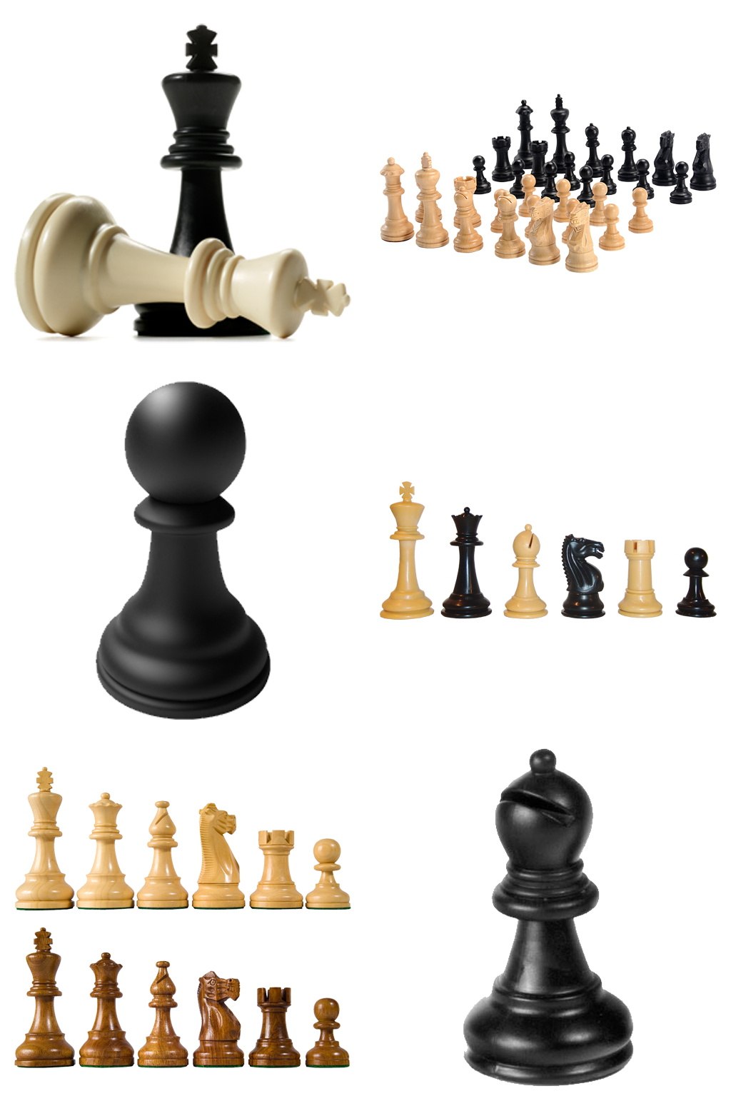 精品国际象棋全套免抠素材设计素材