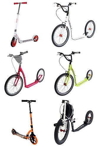 精品踏板自行车免抠素材设计