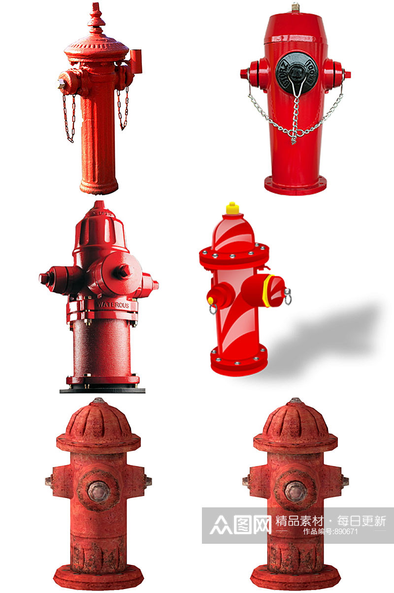 精美消防栓设计素材素材