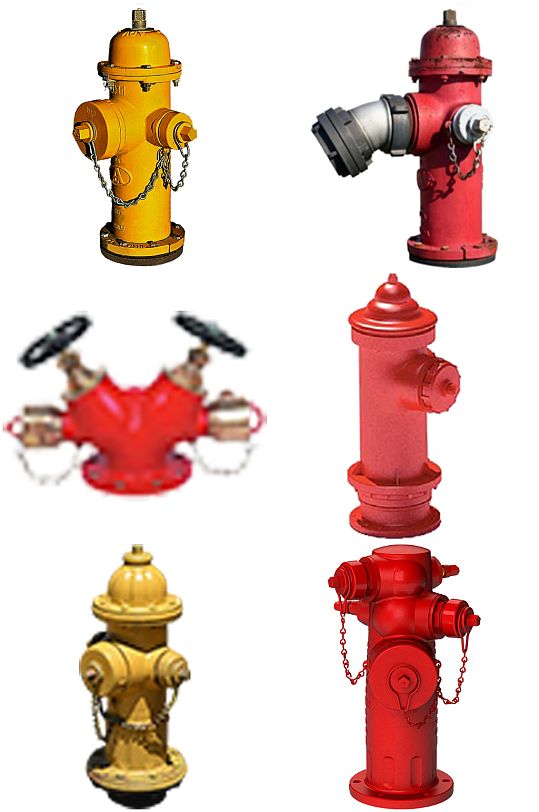消防工具消防栓设计素材
